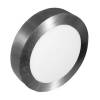 Led Panel Nickel Mate Round Wall 8W 4000k Beam 120 ° 230V Intermediate Light 500lm 30000h